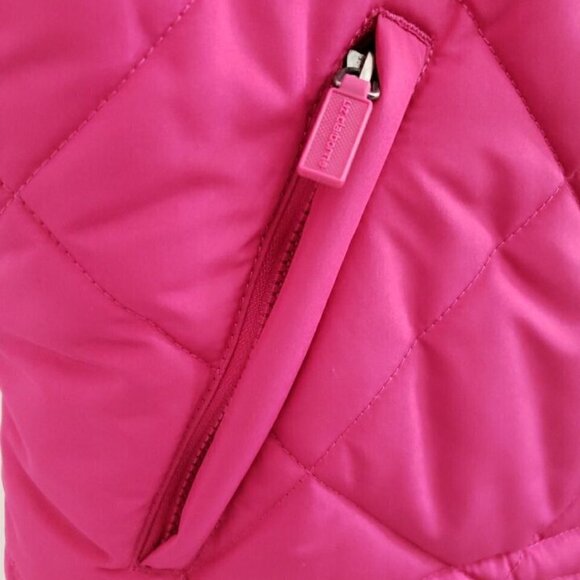 Liz Claiborne Pink Puffer Full Zip Vest Women's Sz M - Picture 4 of 7
